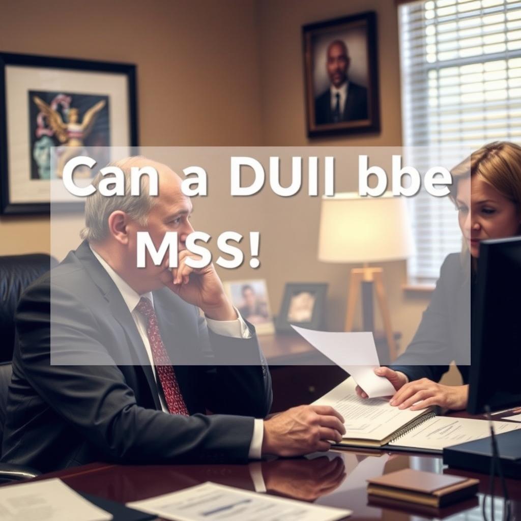 Can a DUI be dismissed in Chesterfield County