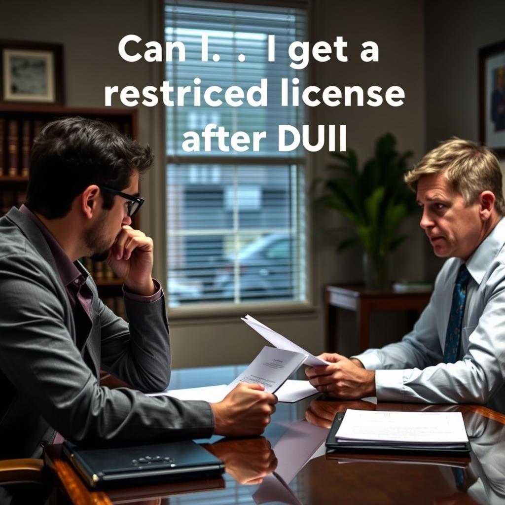 Can I get a restricted license after a DUI in Manassas Park
