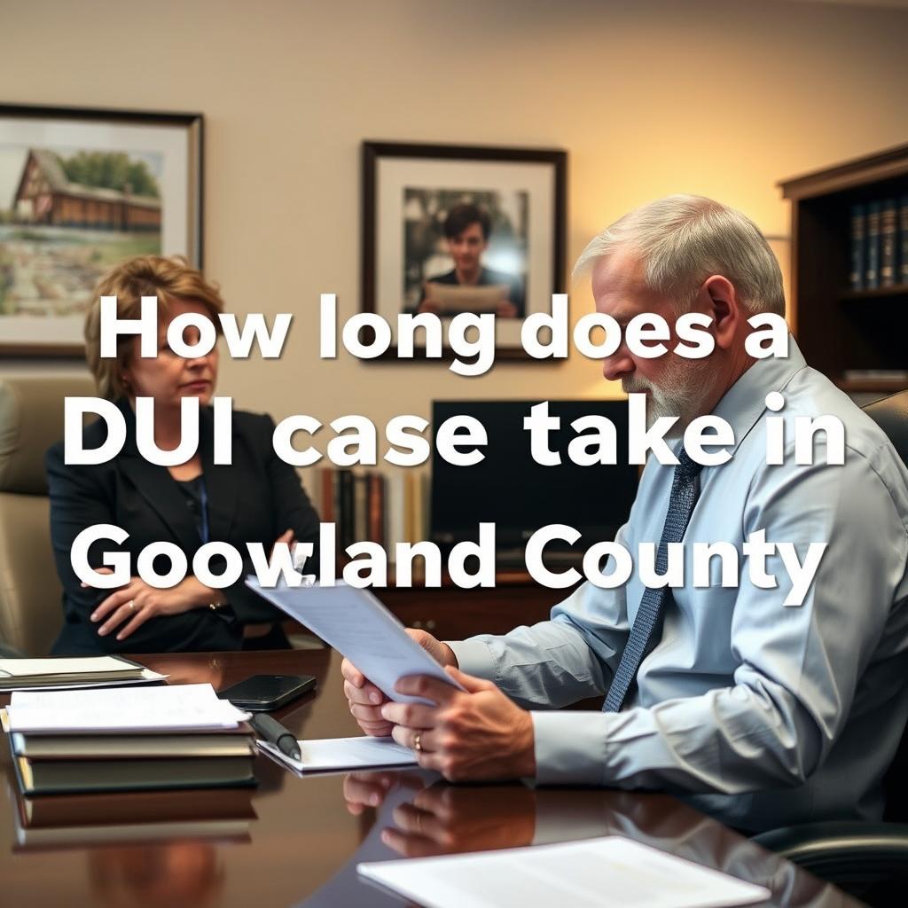 How long does a DUI case take in Goochland County